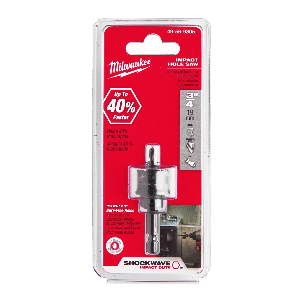 UDAROWE_PIŁY_WALCOWE_Milwaukee_Shockwave_Holesaw_19_mm_5