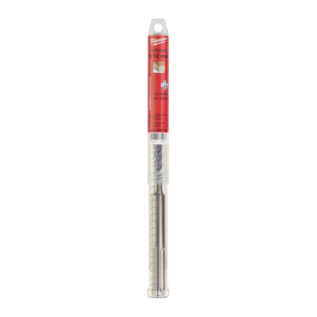 Wiertła_SDS-Max,_4-ostrzowe_Milwaukee_SDS-Max_12_x_340_-_1_pc_1
