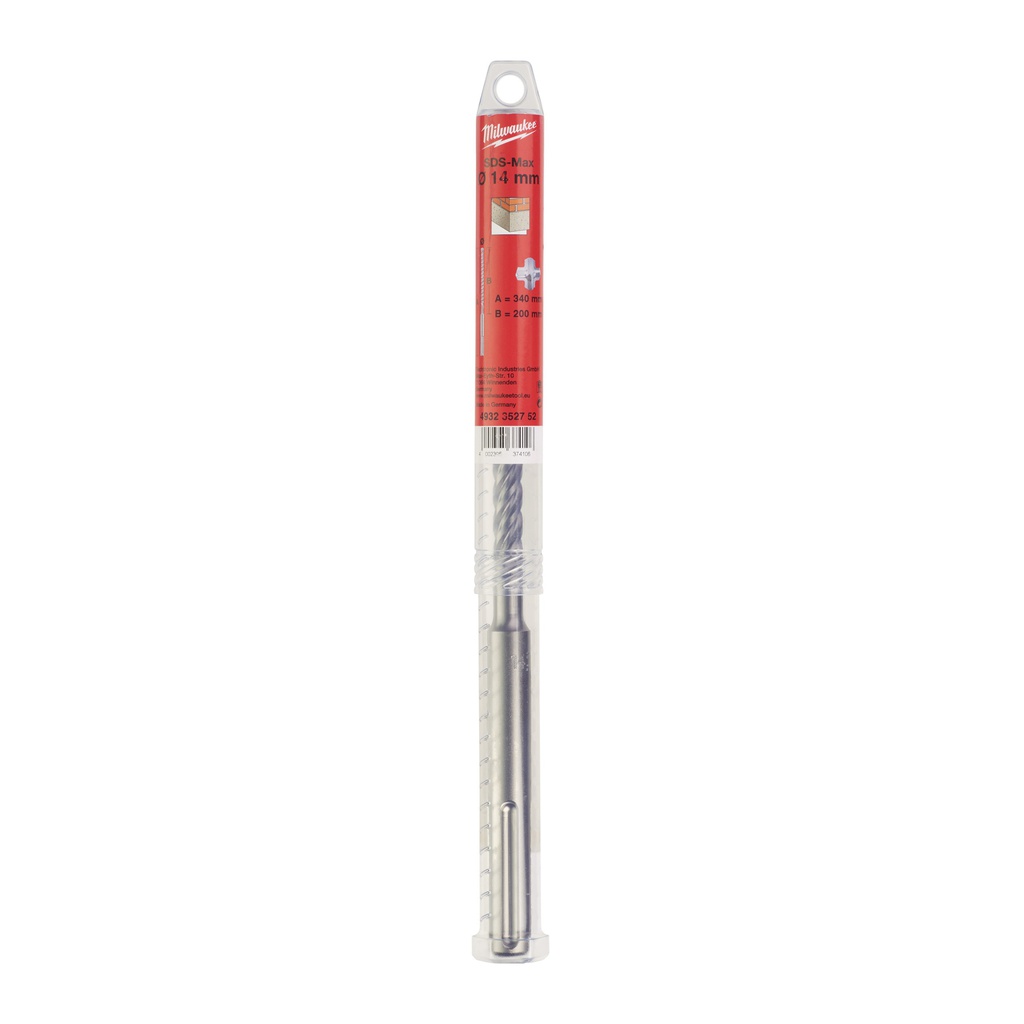 Wiertła_SDS-Max,_4-ostrzowe_Milwaukee_SDS-Max_14_x_340_-_1_pc_1