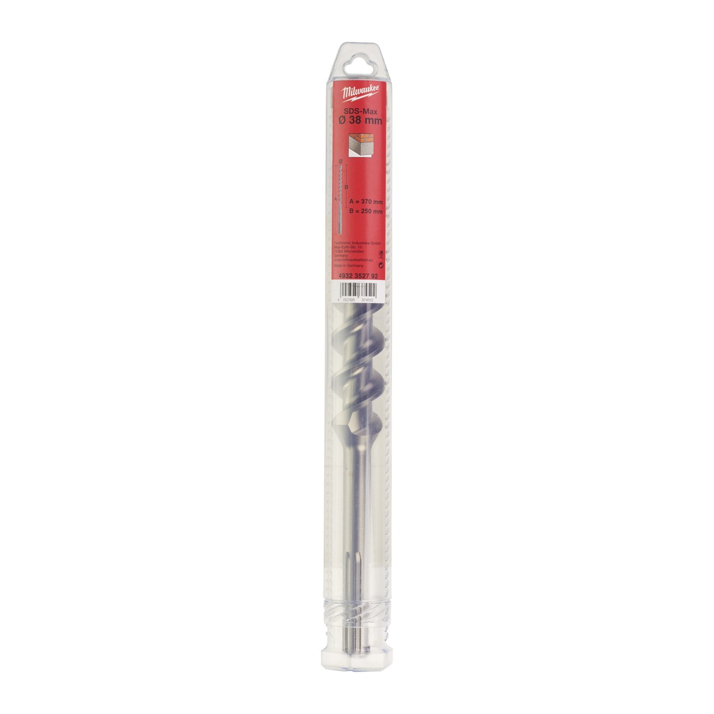 Wiertła_SDS-Max,_4-ostrzowe_Milwaukee_SDS-Max_38_x_370_-_1_pc_1
