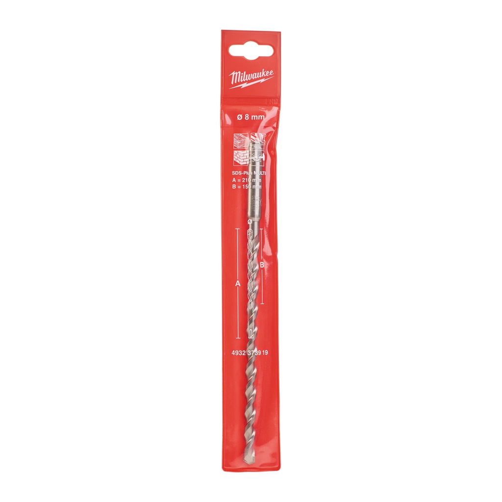 Wiertła_uniwersalne_SDS-Plus_TCT_Milwaukee_8_x_210_-_1_pc_1