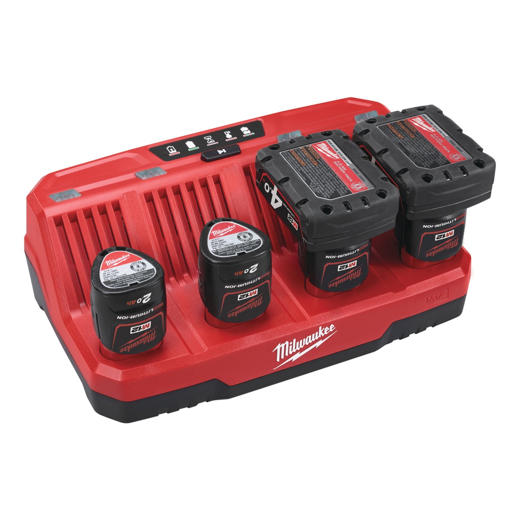 M12™_Ładowarka_4_portowa_Milwaukee_M12_C4_5