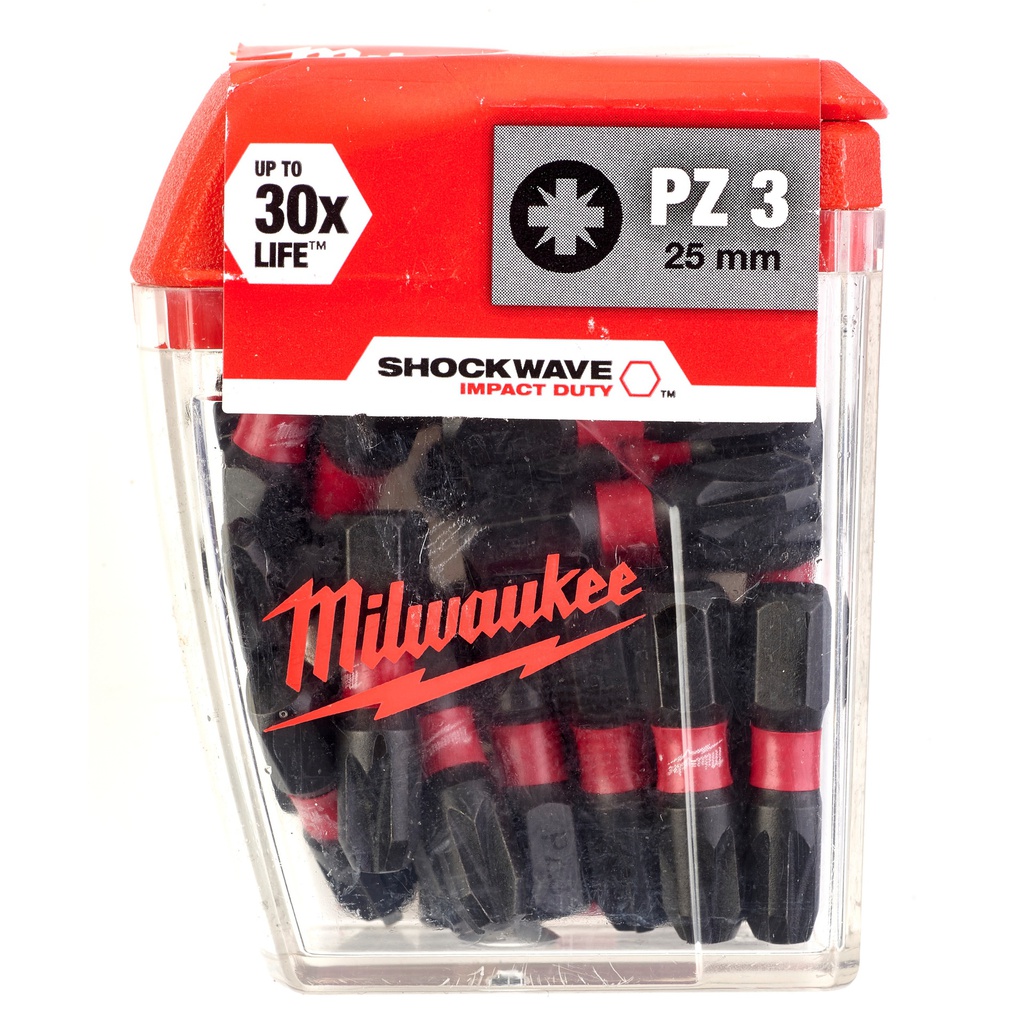 Bity_udarowe_Shockwave_Impact_Duty™_Milwaukee_CD_Tic_Tac_PZ3_x_25_mm_(25_pcs)_-_10_pcs_2