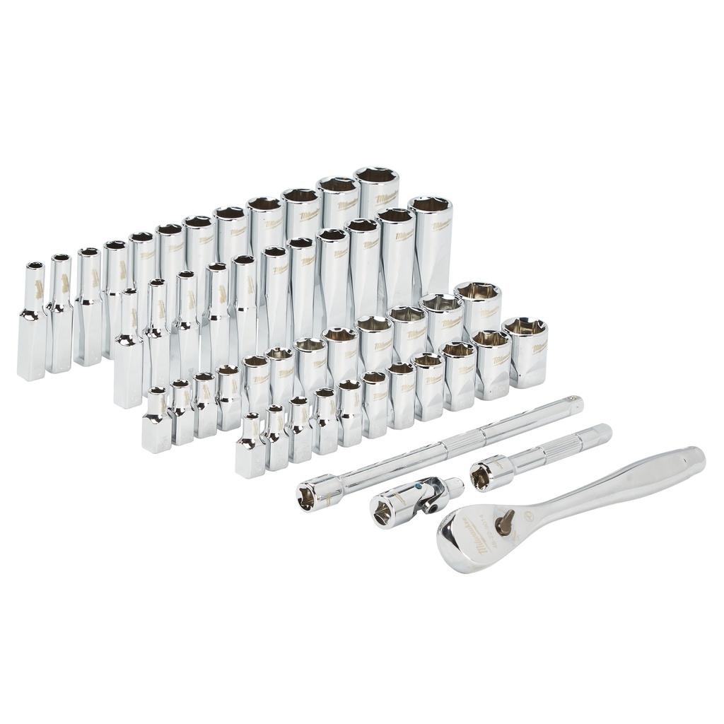 Zestawy_nasadek_z_grzechotką_Milwaukee_1/4_50_pc_Drive_Ratchet.+_Socket_Set_SAE_+_Metric_7