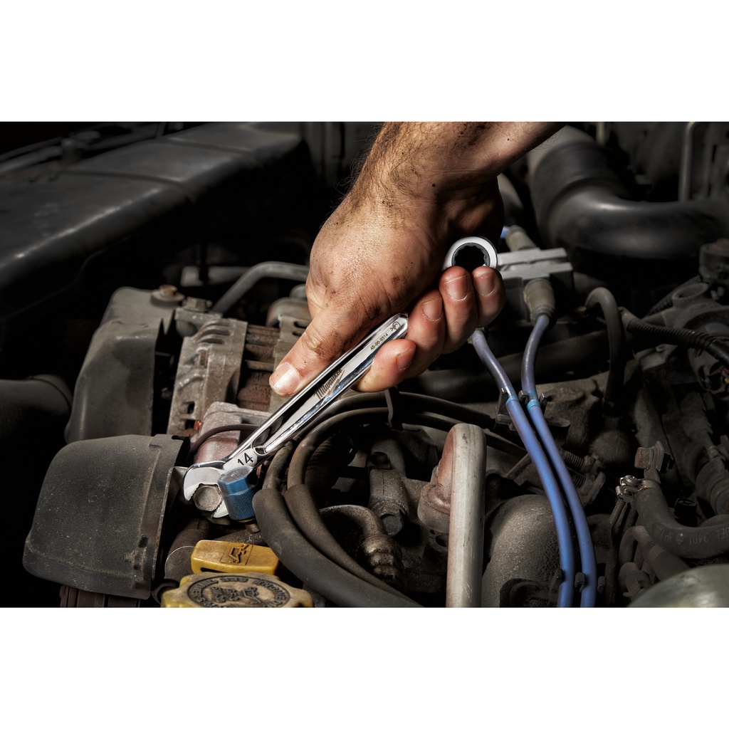 Zestawy_kluczy_płasko-oczkowych_z_grzechotką_MAX_BITE™_Milwaukee_15_pc_Maxbite_Ratchet_Metric_Combination_Spanner_Set_-_1_pc_6