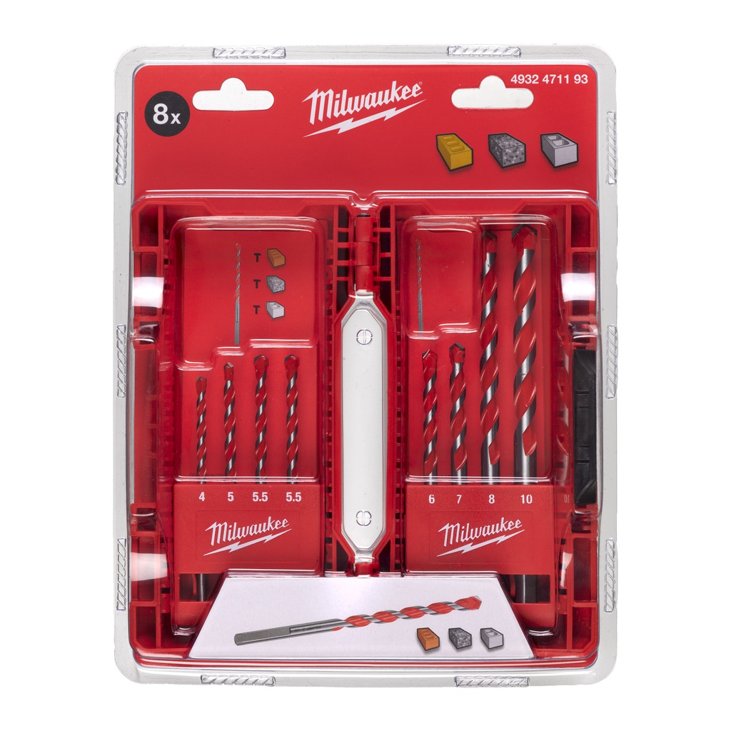 Wiertła_do_betonu_Premium_Milwaukee_Hammer_Drill_Bit_8_pc_set_-_UK_2