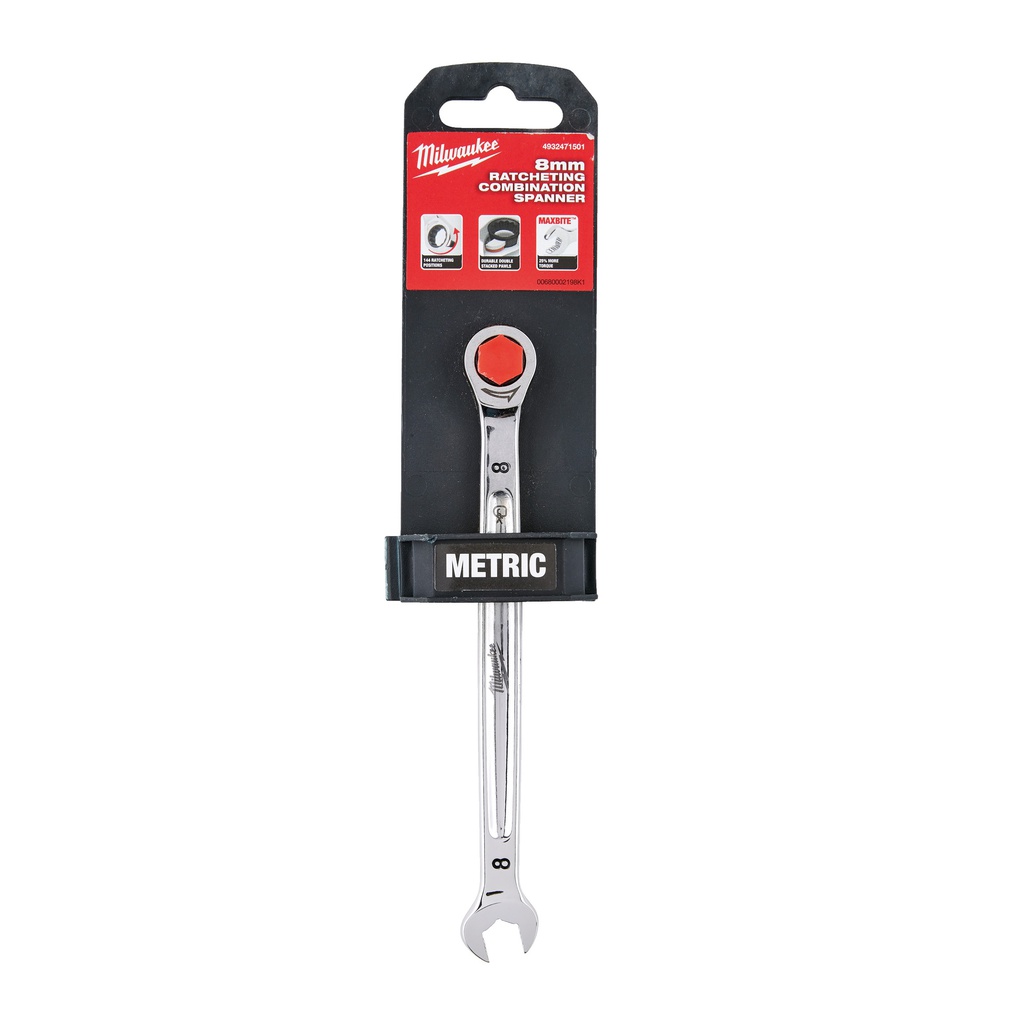 Klucze_płasko-oczkowe_z_grzechotką_MAX_BITE™_Milwaukee_Maxbite_Ratcheting_Metric_Combination_Spanner_8mm_-_1pc_1