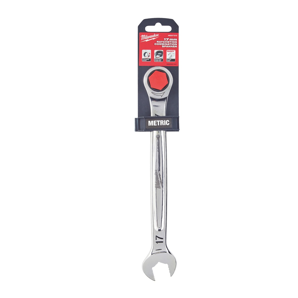 Klucze_płasko-oczkowe_z_grzechotką_MAX_BITE™_Milwaukee_Maxbite_Ratcheting_Metric_Combination_Spanner_17mm_-1_pc_1