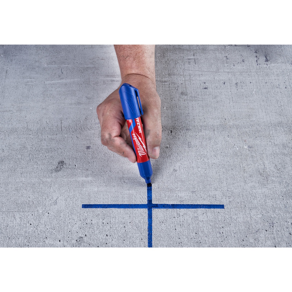 Markery_INKZALL™_L_&_XL_Milwaukee_INKZALL_Blue_L_Chisel_Tip_Marker_1