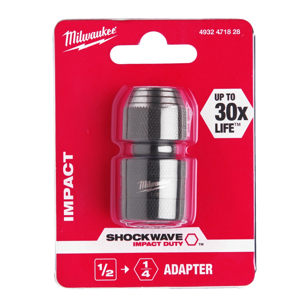 Nasadki_udarowe_½″_-_adaptery_Milwaukee_Adaptor_½"_Square_-_¼"_Hex_1