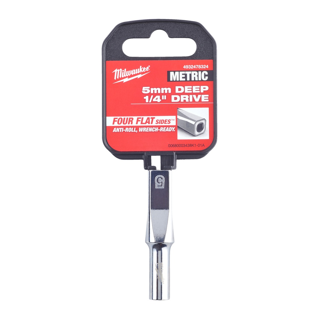 Nasadki_chromowane_¼″_Milwaukee_1/4_Drive_Socket_-_Metric_Deep_-_5_mm_1