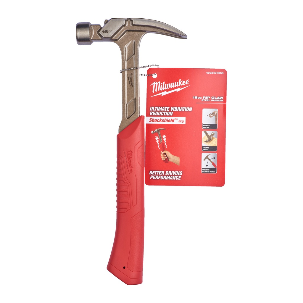 Młotek_ciesielski_z_trzonkiem_stalowym,_pazur_prosty_Milwaukee_Steel_RIP_Claw_Hammer_16oz_/_450g_1