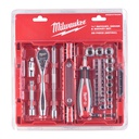 Zestaw:_Grzechotka,_nasadki_1/4"_i_bity_udarowe_Milwaukee_1/4"_Ratchet_&_Driver_&_Socket_set_-_38pc_2