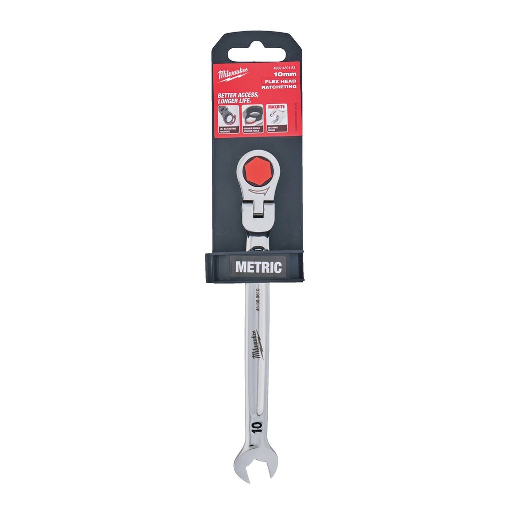 Klucze_płasko-oczkowe_MAXBITE™_z_ruchomą_główką_grzechotki_Milwaukee_Maxbite_Flex_Head_Ratcheting_Spanner_-_Metric_-_10_mm_1