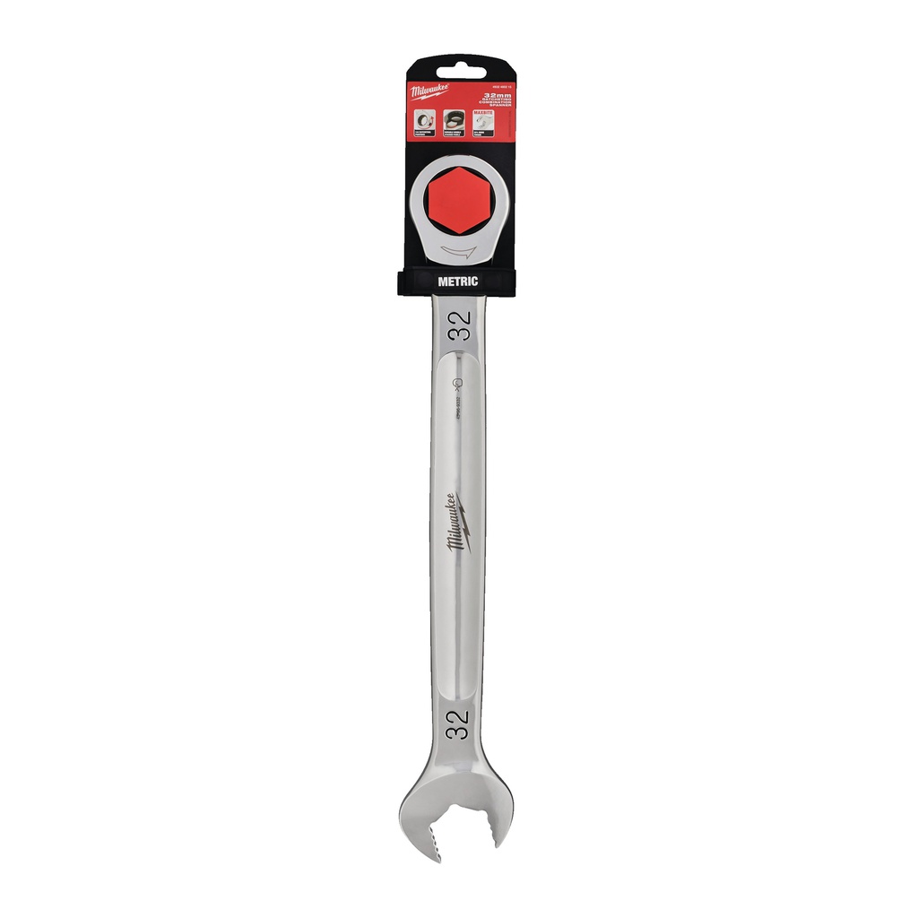 Klucze_płasko-oczkowe_z_grzechotką_MAX_BITE™_Milwaukee_Maxbite_Ratcheting_Metric_Combination_Spanner_-_32_mm_1
