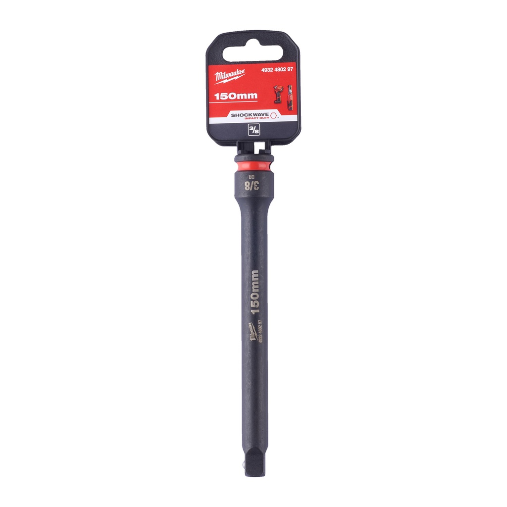 Nasadki_Udarowe_SHOCKWAVE™_IMPACT_DUTY_⅜″_-_przedłużki_Milwaukee_150_mm_3/8"_impact_extension_-_1_pc_1