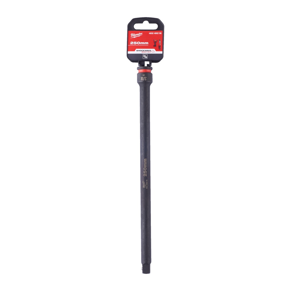 Nasadki_Udarowe_SHOCKWAVE™_IMPACT_DUTY_⅜″_-_przedłużki_Milwaukee_250_mm_3/8"_impact_extension_-_1_pc_1