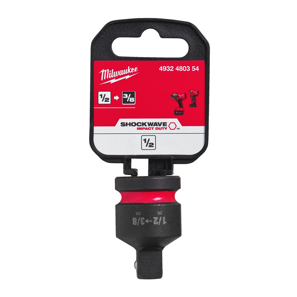Nasadki_Udarowe_½"_-_Reduktory_Milwaukee_Impact_socket_adaptor_1/2"_to_3/8"-1pc_1