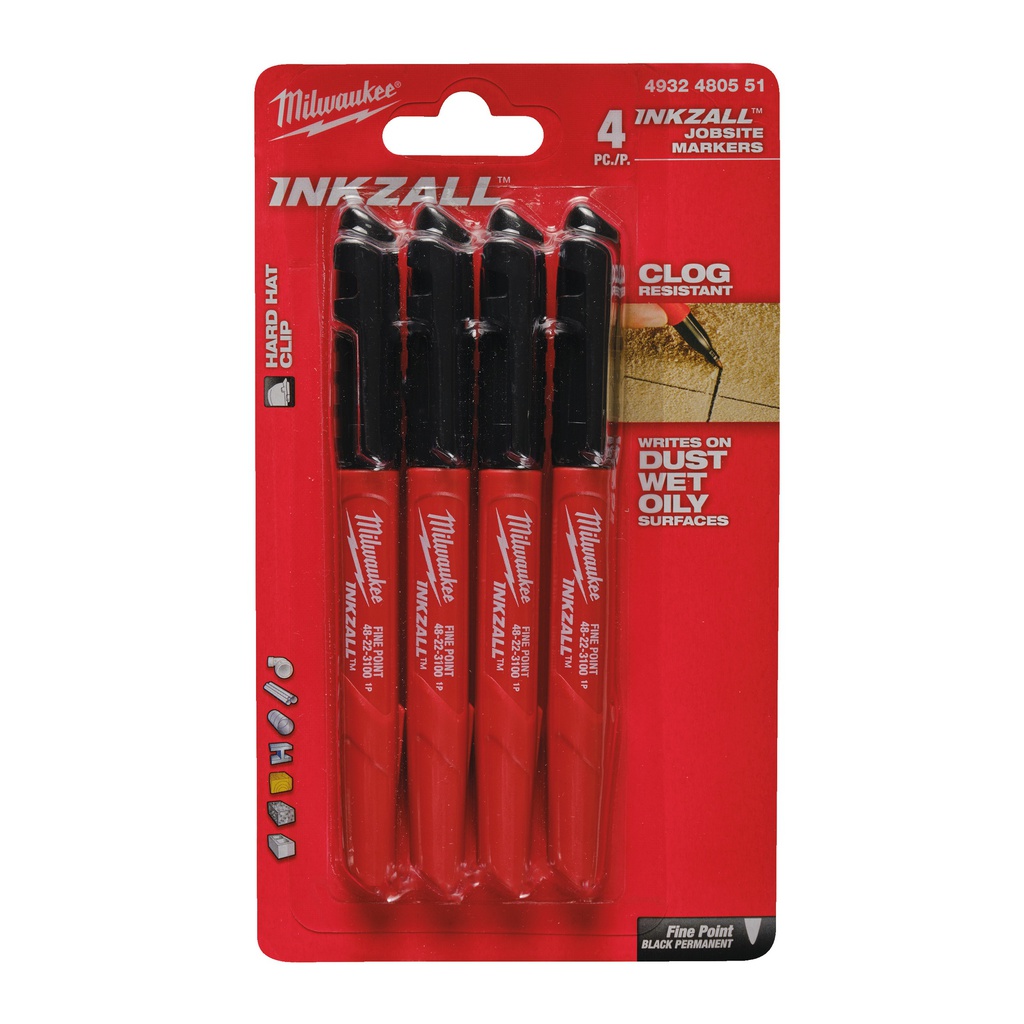 Markery_INKZALL™_Milwaukee_Inkzall_Markers_Black_-_4_pcs_1