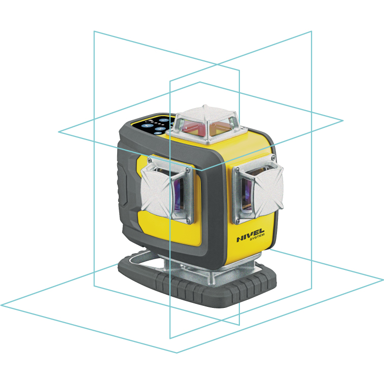 Laser budowlany Nivel System CL4D-B - ZESTAW tyczka rozporowa LP-36