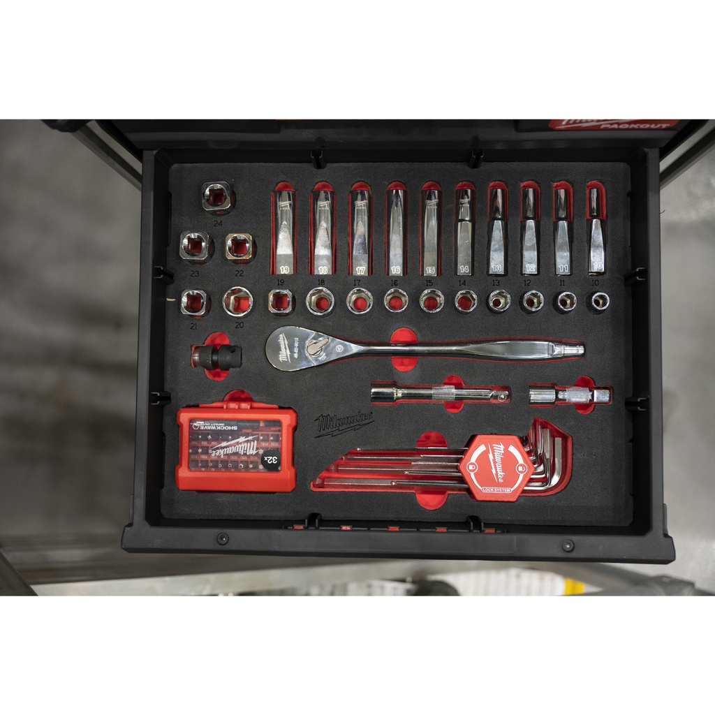 Wkładki_piankowe_do_szuflad_PACKOUT™_z_grzechotką_i_nasadkami_Milwaukee_1/2"_Ratchet_and_Socket_and_Hex_Key_Set_Foam_Insert_1