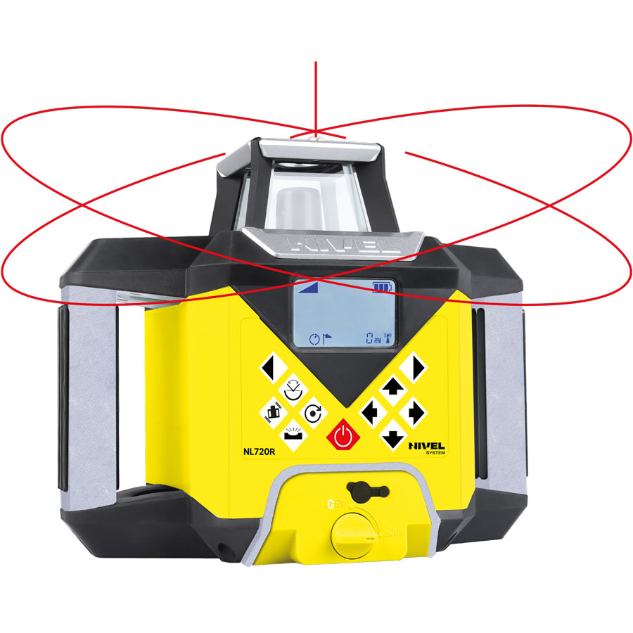 Niwelator laserowy Nivel System NL720R DIGITAL - ZESTAW statyw SJJ1 łata LS24