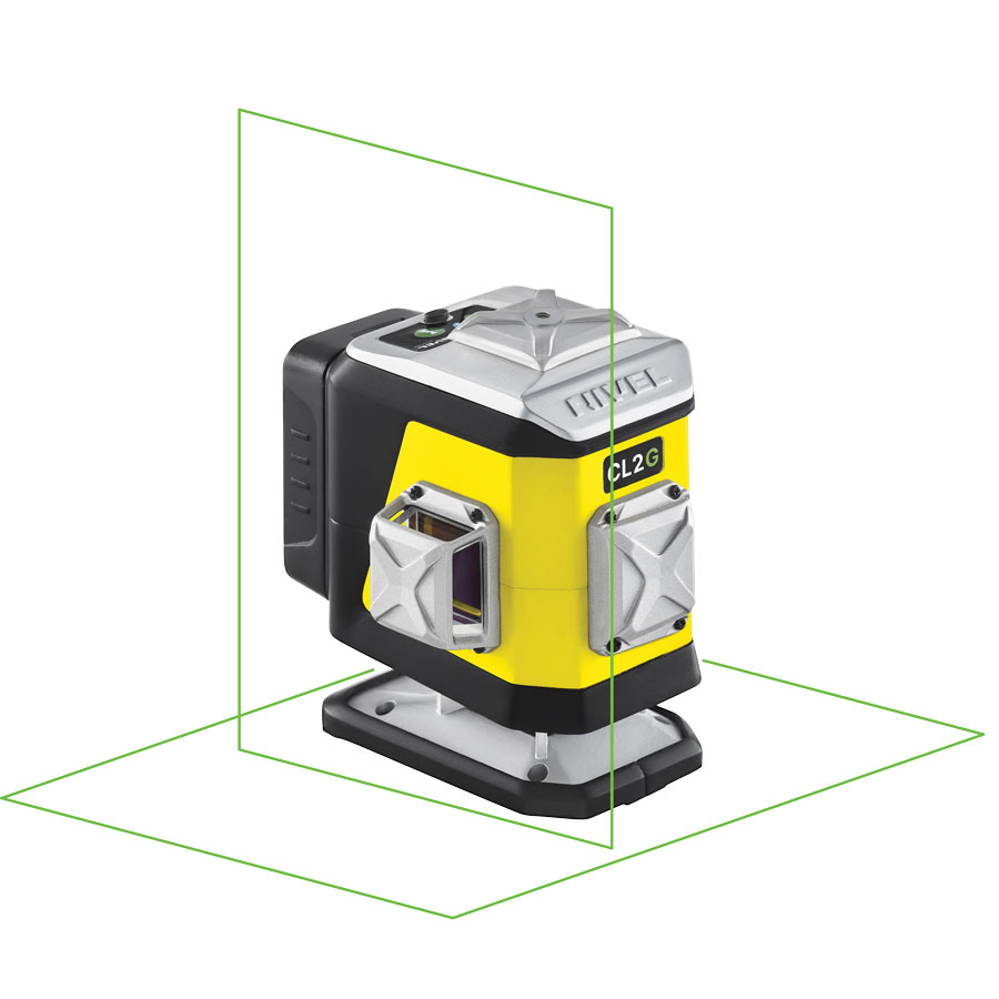 ZESTAW Laser krzyżowy Nivel System CL2G zielony + statyw SJJM1EX