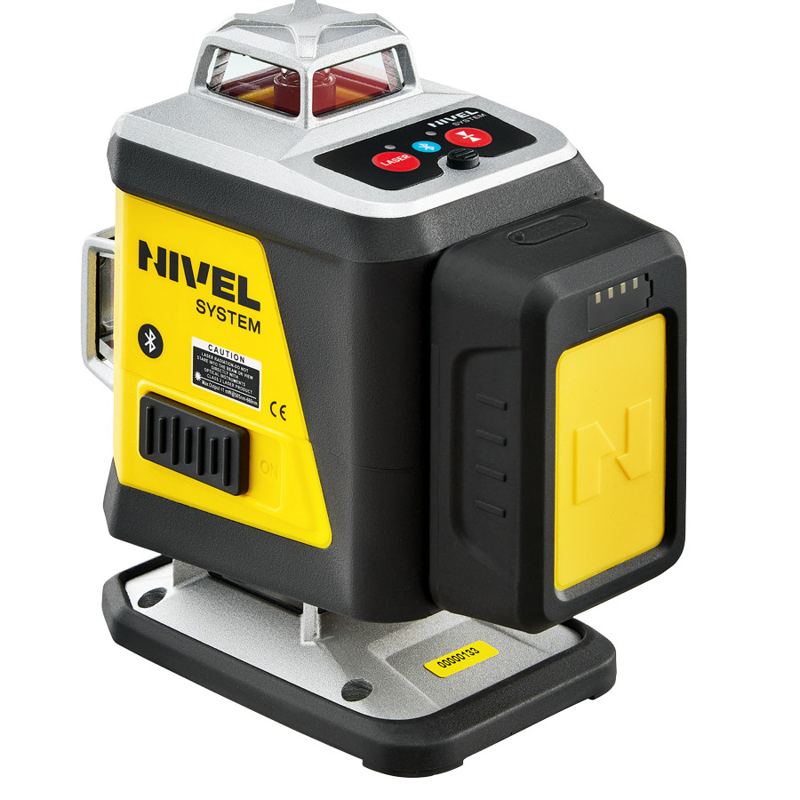 ZESTAW Laser krzyżowy Nivel System CL4R czerwony + statyw SJJM1EX + czujnik CLS4