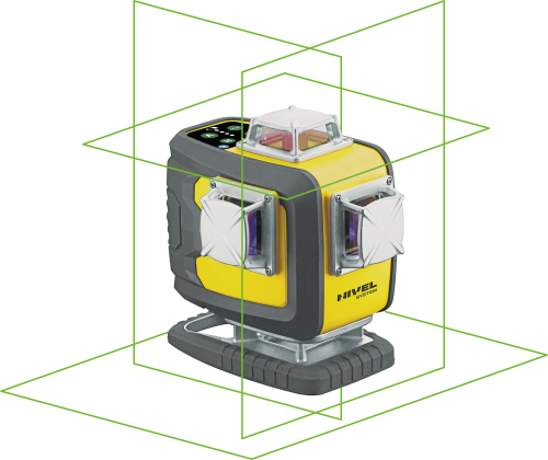 Laser budowlany Nivel System CL4D-G - ZESTAW statyw SJJ-M1 EX czujnik RD800 + łata LS-24