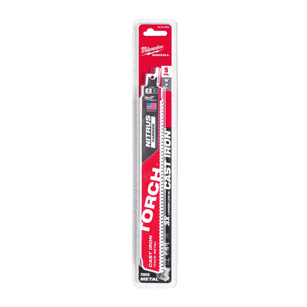 Metal:_Brzeszczoty_TORCH™_NITRUS_CARBIDE_z_węglikiem_Milwaukee_TCT_TORCH_NITRUS_230_x_8_-_5pc_1