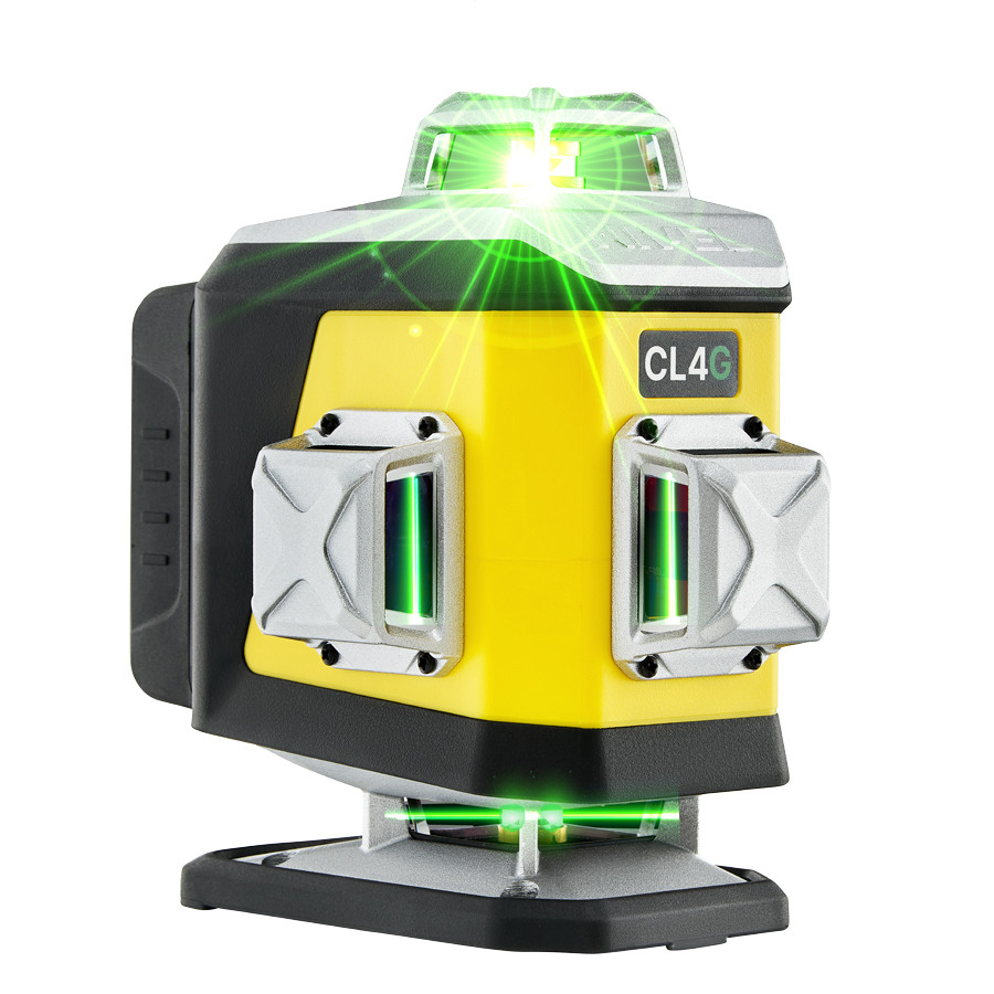 ZESTAW Laser krzyżowy Nivel System CL4G zielony + tyczka LP-36