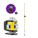 ZESTAW Laser krzyżowy Nivel System CL4G zielony + tyczka LP36