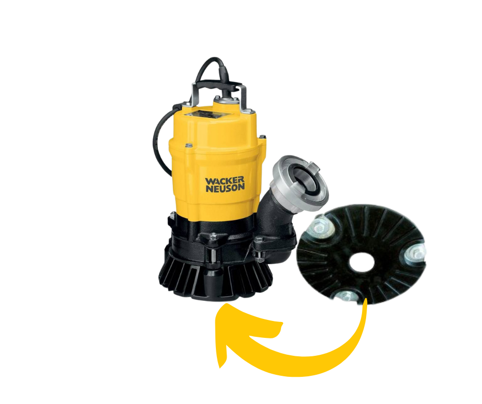 Pompa zalaniowa Wacker Neuson PST2 400 z płytą zalaniową