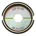 Matryce zaciskowe typ L  Milwaukee | L22 Cu 70 - 1pc