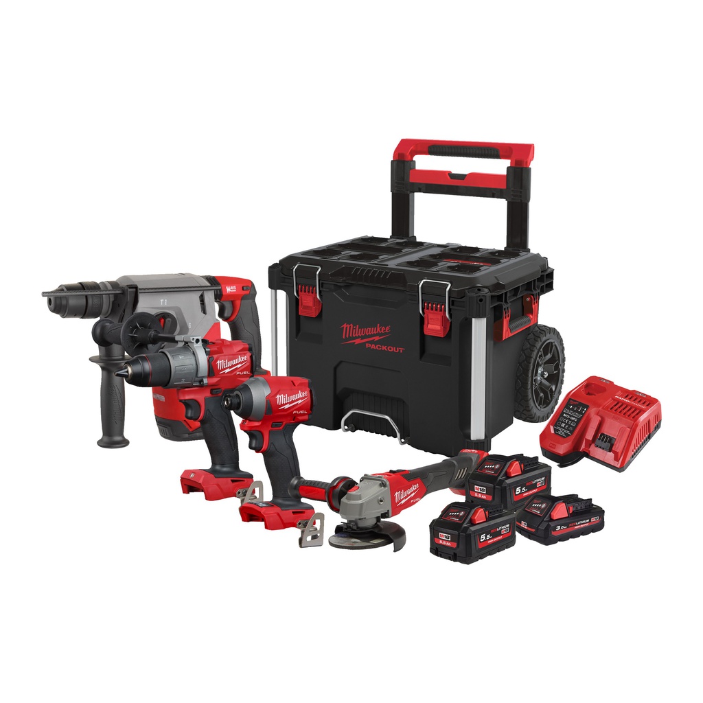 M18 FUEL™ promocyjny powerpack Milwaukee | M18 FPP4B2-533P