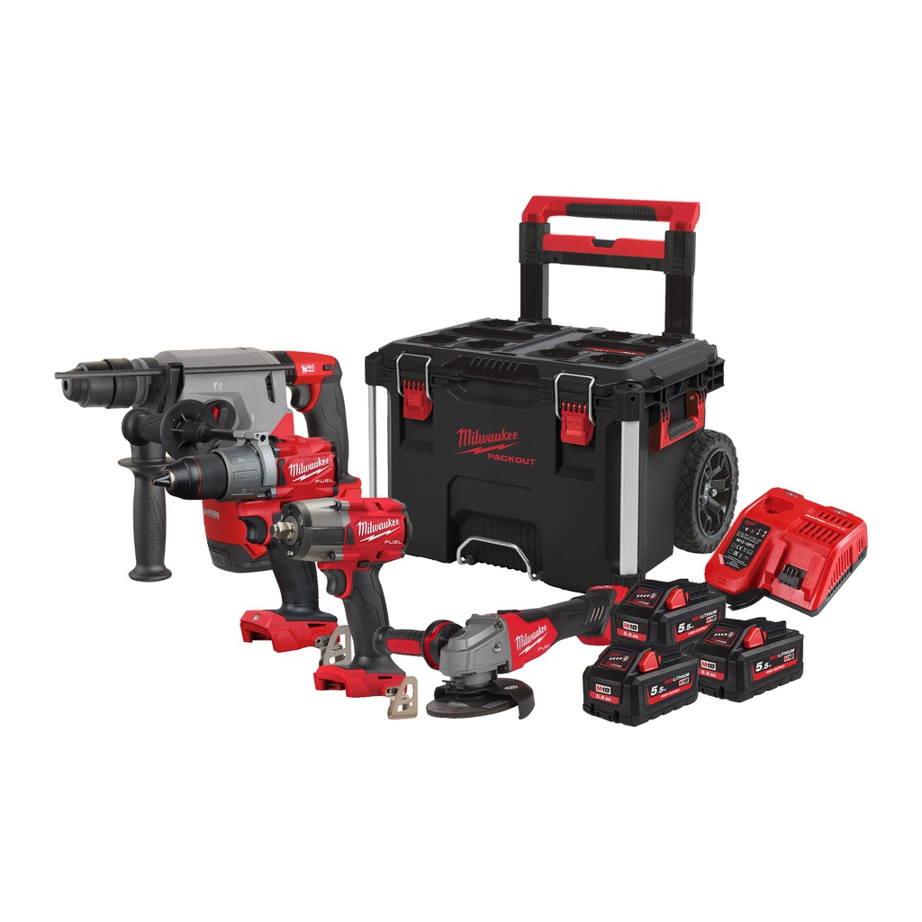 M18 FUEL™ promocyjny powerpack Milwaukee | M18 FPP4A2-553P