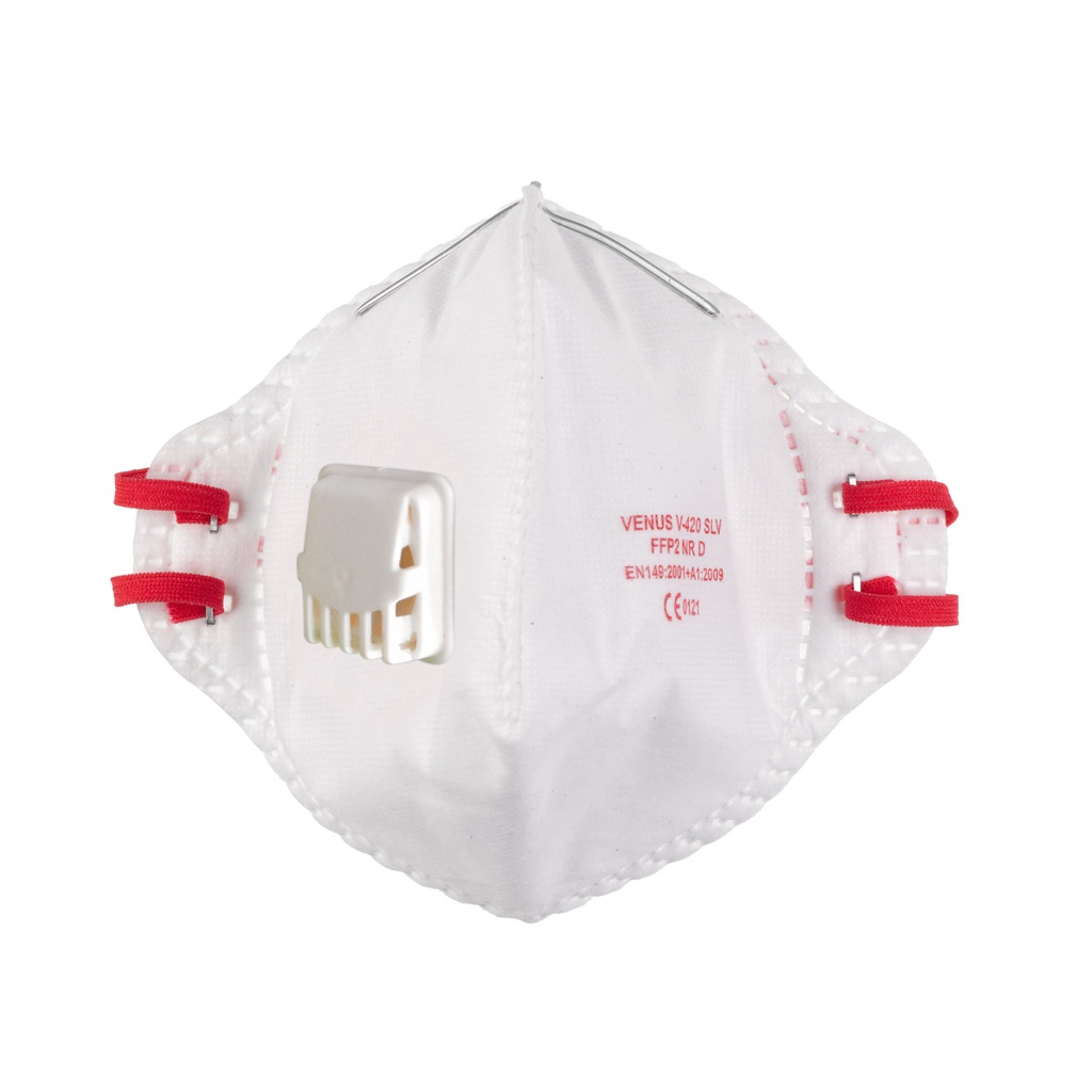 Półmaska FFP2 z zaworem składana - 15 szt. Milwaukee | FFP2 Foldable Respirator with Valve - 15pc