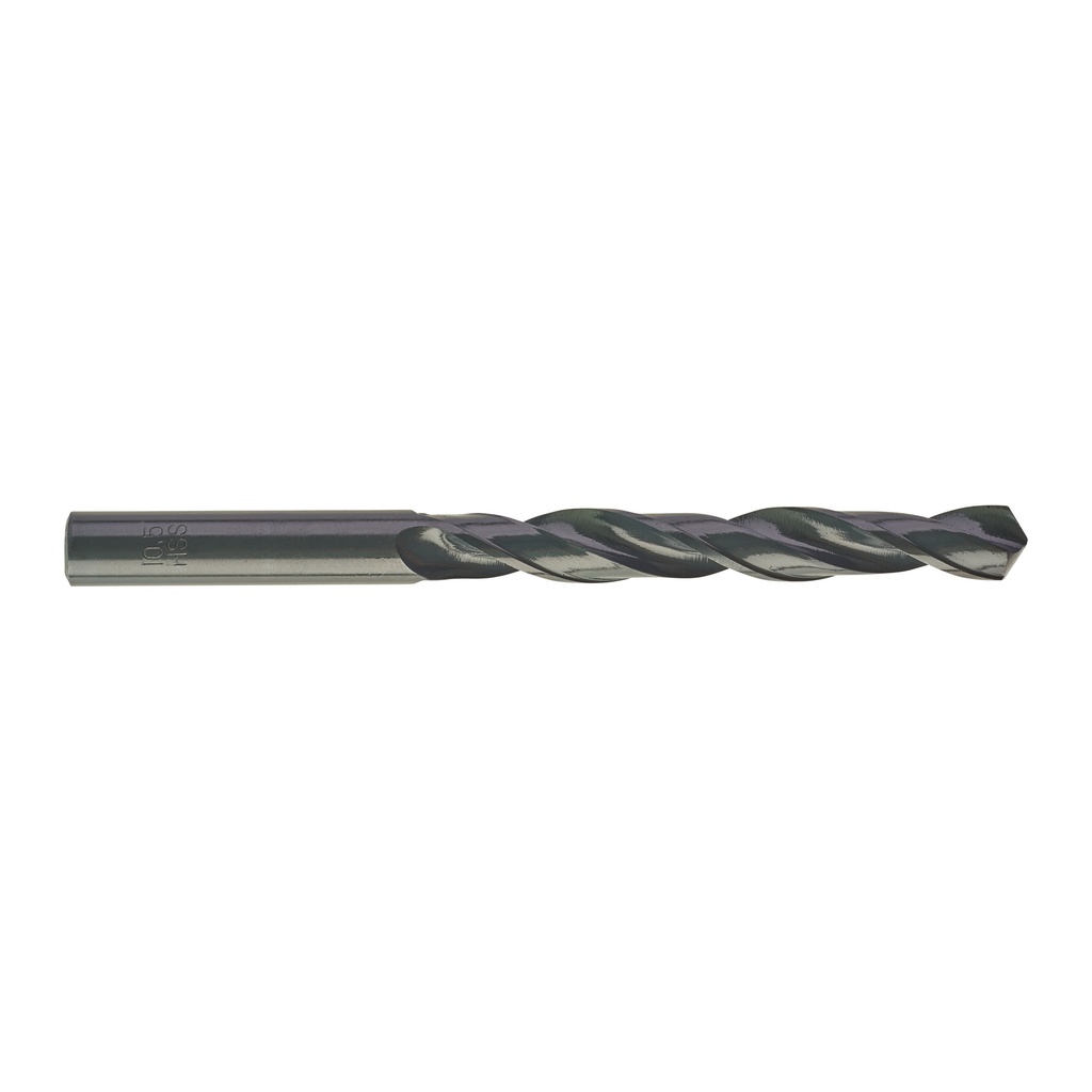 Wiertła do metalu HSS, walcowane - DIN 338 - opakowanie po 5 i 10 szt. Milwaukee | HSSR 10.5 x 133 - 5 pcs