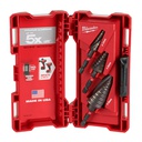 Zestaw wierteł stopniowych Milwaukee | ShW step drill set (3pc)