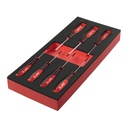 Wkładki piankowe z wkrętakami Milwaukee | Screwdriver TX Set 1 Foam Insert - 7 pc