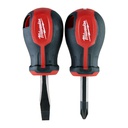 Wkrętaki Milwaukee | Tri-lobe S/Driver Stubby set - 2pc