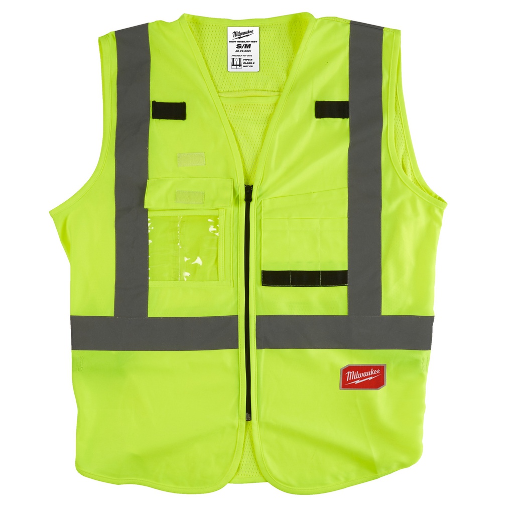 Kamizelka o intensywnej widzialności - żółta Milwaukee | High-Visibility Vest Yellow - S/M