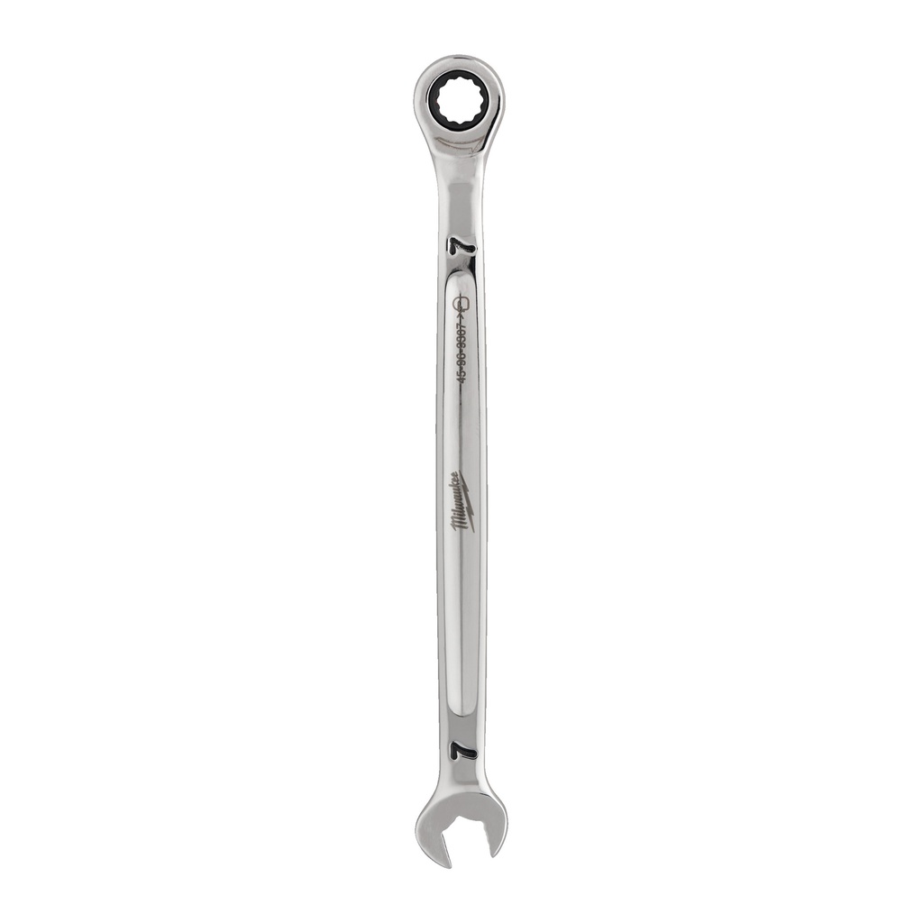 Klucze płasko-oczkowe z grzechotką MAX BITE™ Milwaukee | Maxbite Ratcheting Metric Combination Spanner - 7 mm