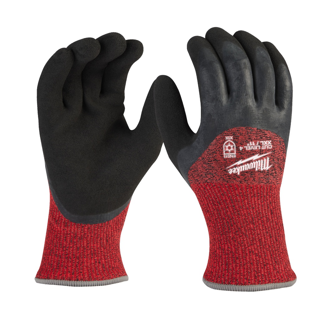 Rękawice odporne na przecięcia - wersja zimowa - poziom ochrony D Milwaukee | Winter Cut D Gloves - 7/S - 1pc