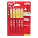 Zakreślacze INKZALL™  Milwaukee | INKZALL Highlighters Yellow - 5pc