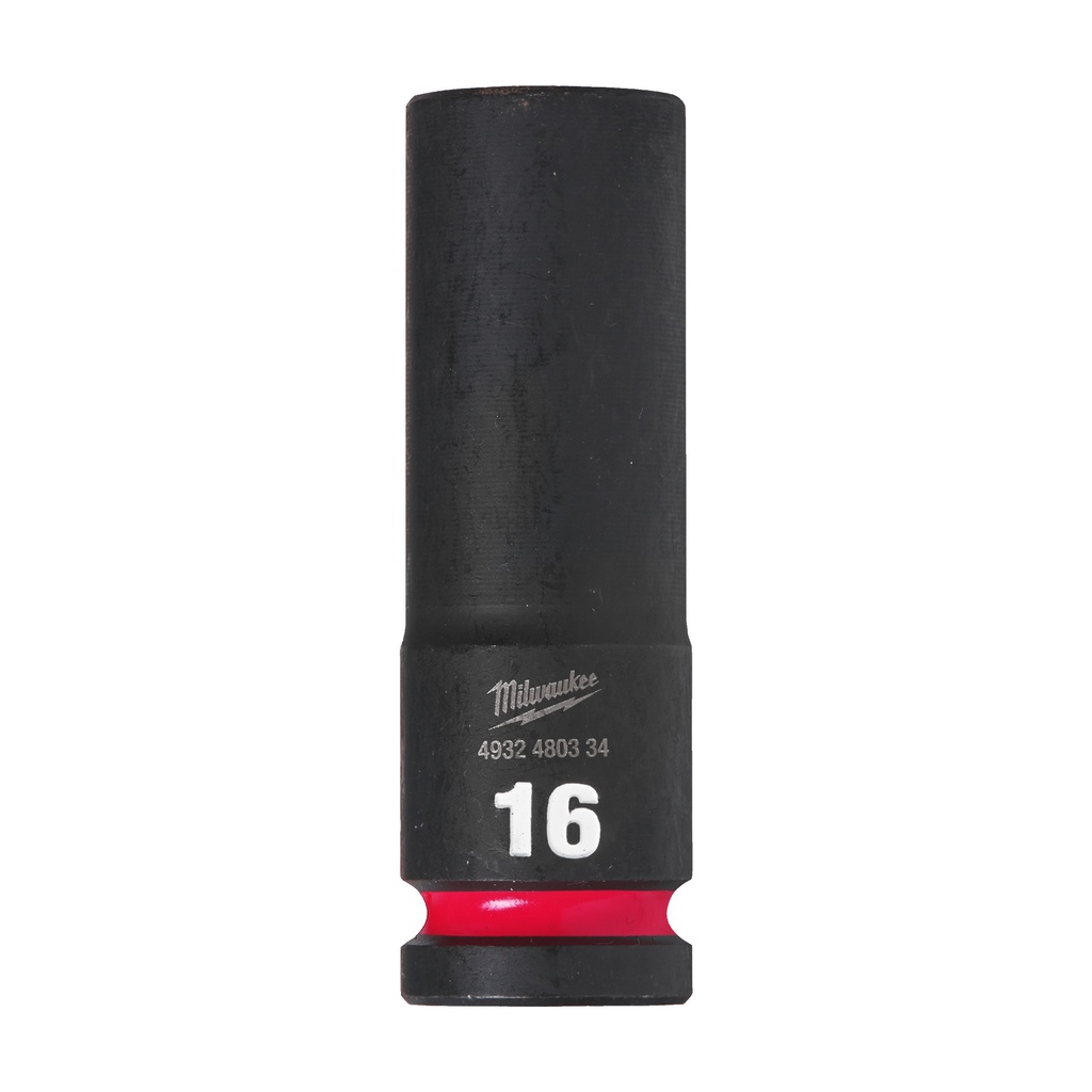 Nasadki Udarowe SHOCKWAVE™ IMPACT DUTY  ½" - długie Milwaukee | 16 mm 1/2" impact socket deep - 1pc