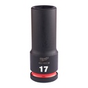 Nasadki Udarowe SHOCKWAVE™ IMPACT DUTY  ½" - długie Milwaukee | 17 mm 1/2" impact socket deep - 1pc