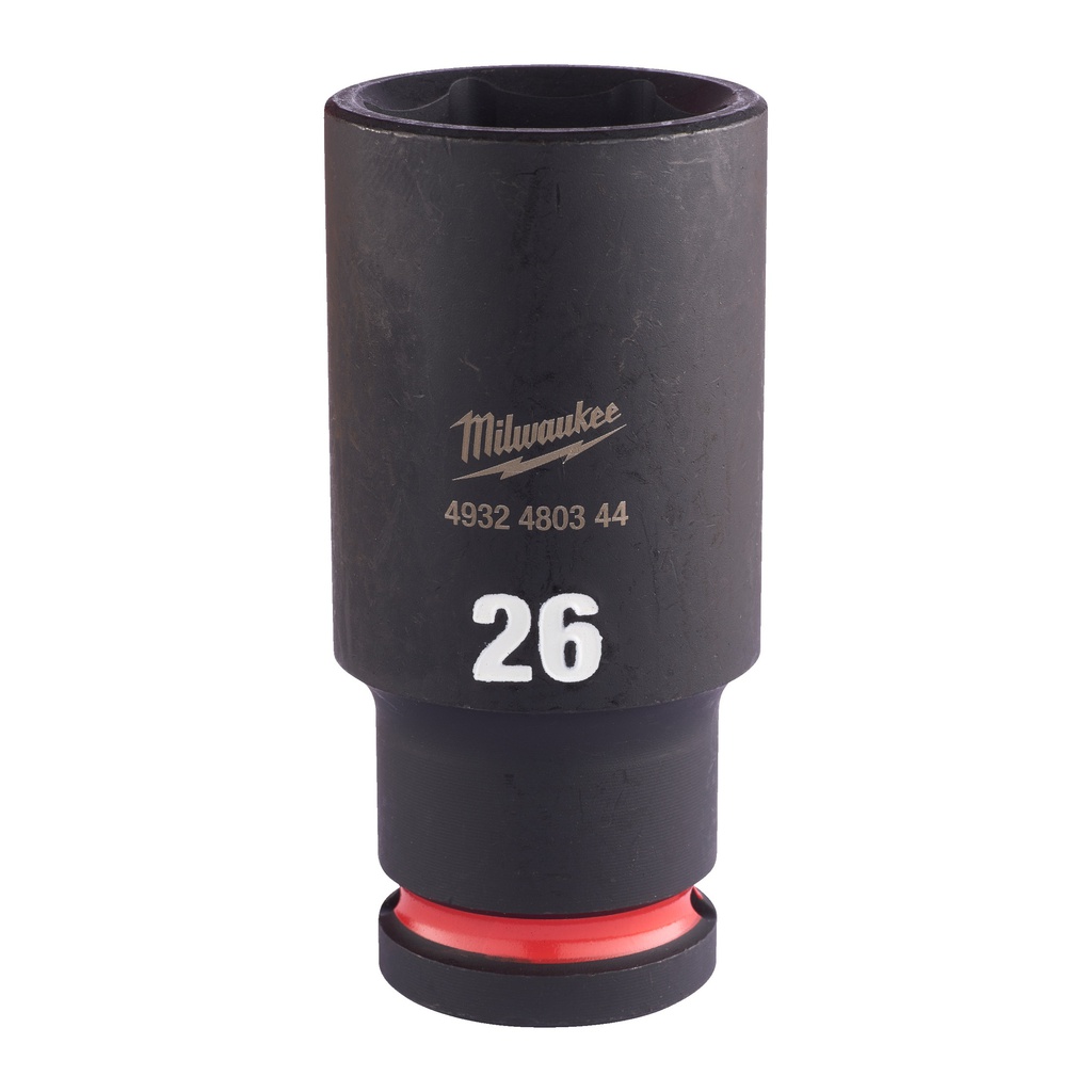 Nasadki Udarowe SHOCKWAVE™ IMPACT DUTY  ½" - długie Milwaukee | 26 mm 1/2" impact socket deep - 1pc