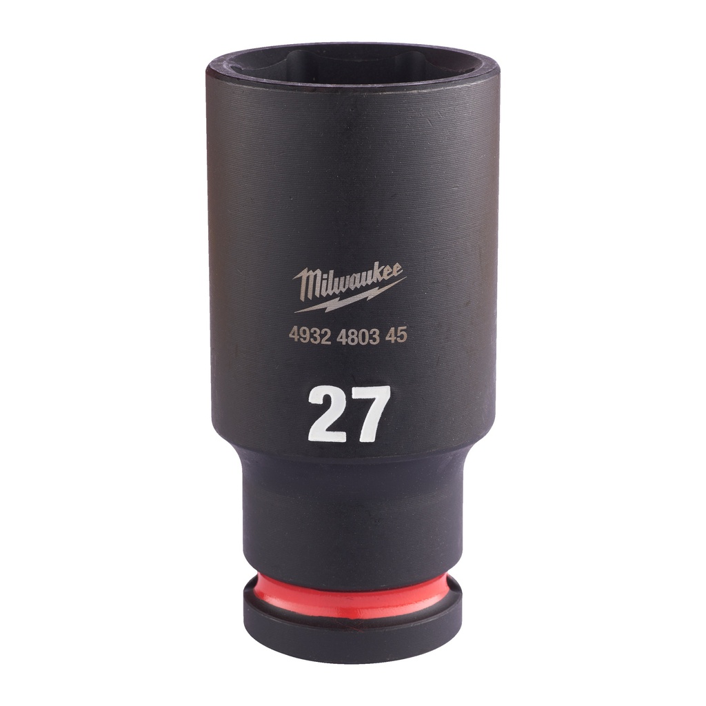 Nasadki Udarowe SHOCKWAVE™ IMPACT DUTY  ½" - długie Milwaukee | 27 mm 1/2" impact socket deep - 1pc