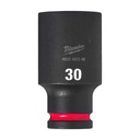 Nasadki Udarowe SHOCKWAVE™ IMPACT DUTY  ½" - długie Milwaukee | 30 mm 1/2" impact socket deep - 1pc